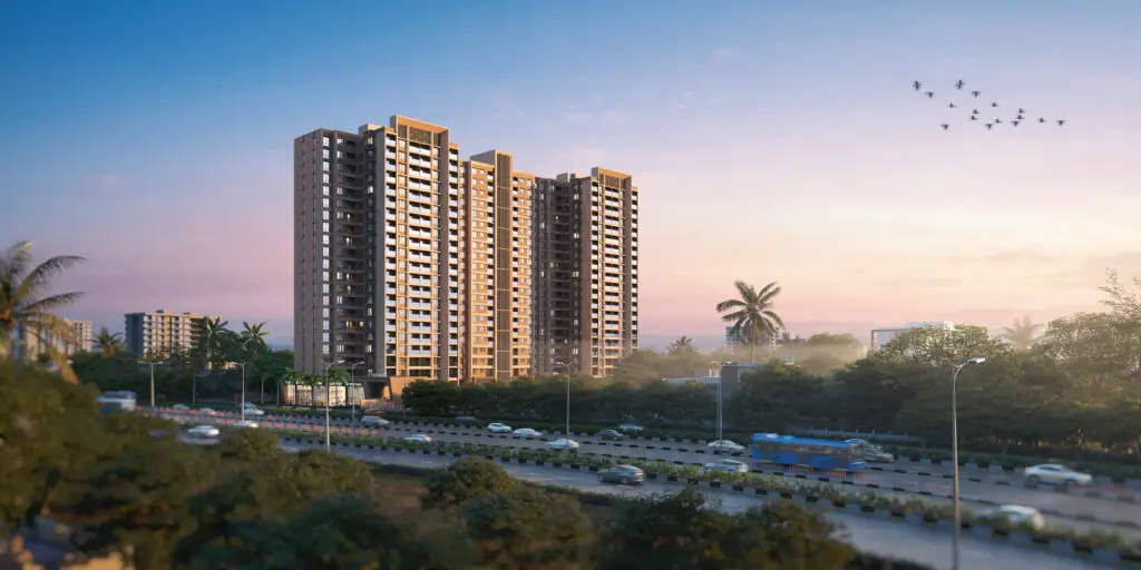 Vision 24 degree 2bhk flats